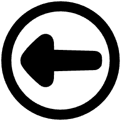 Triangle Arrow Left Circle 1 Icon from Plump Remix Set