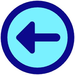 Triangle Arrow Left Circle 1 Icon from Core Pop Set