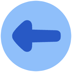 Triangle Arrow Left Circle 1 Icon from Plump Flat Set