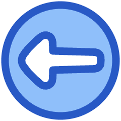 Triangle Arrow Left Circle 1 Icon from Plump Duo Set