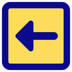 Triangle Arrow Left Square Icon from Core Pop Set