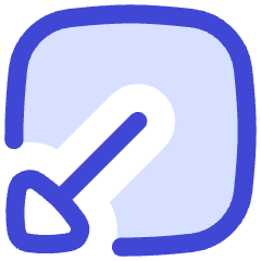 Triangle Arrow Minimize Window 1 Icon from Flex Duo Set