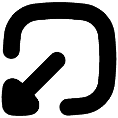 Triangle Arrow Minimize Window 1 Icon from Flex Solid Set
