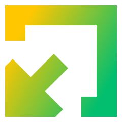 Triangle Arrow Minimize Window 1 Icon from Sharp Gradient Set