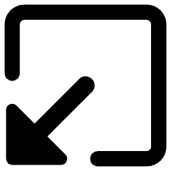 Triangle Arrow Minimize Window 1 Icon from Core Remix Set