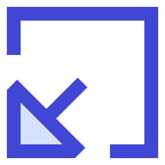 Triangle Arrow Minimize Window 1 Icon from Sharp Duo Set