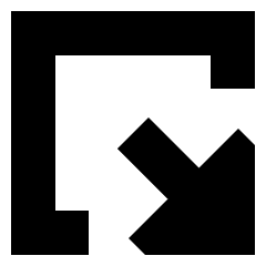 Triangle Arrow Minimize Window 2 Icon from Sharp Solid Set
