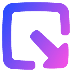 Triangle Arrow Minimize Window 2 Icon from Plump Gradient Set