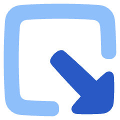 Triangle Arrow Minimize Window 2 Icon from Plump Flat Set