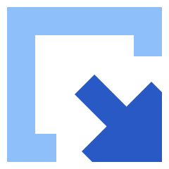 Triangle Arrow Minimize Window 2 Icon from Sharp Flat Set