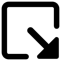 Triangle Arrow Minimize Window 2 Icon from Core Remix Set