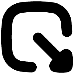 Triangle Arrow Minimize Window 2 Icon from Flex Solid Set