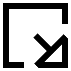 Triangle Arrow Minimize Window 2 Icon from Sharp Line Set