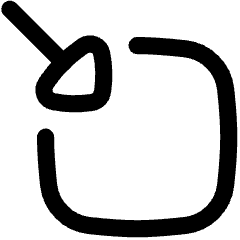 Triangle Arrow Minimize Window 3 Icon from Flex Line Set