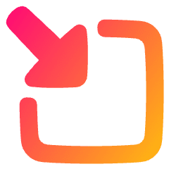 Triangle Arrow Minimize Window 3 Icon from Plump Gradient Set