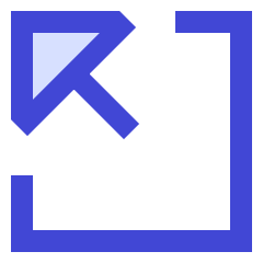 Triangle Arrow Minimize Window 3 Icon from Sharp Duo Set