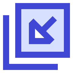 Triangle Arrow Minimize Window 4 Icon from Sharp Duo Set