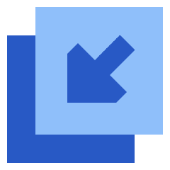 Triangle Arrow Minimize Window 4 Icon from Sharp Flat Set