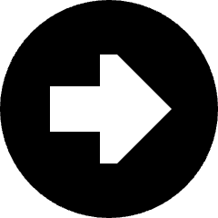 Triangle Arrow Right Circle 1 Icon from Sharp Solid Set