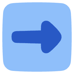 Triangle Arrow Right Square Icon from Plump Flat Set