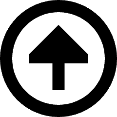 Triangle Arrow Up Circle 1 Icon from Sharp Remix Set