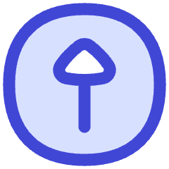 Triangle Arrow Up Circle 1 Icon from Flex Duo Set