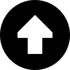 Triangle Arrow Up Circle 1 Icon from Sharp Solid Set