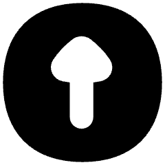 Triangle Arrow Up Circle 1 Icon from Flex Solid Set