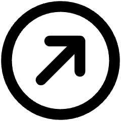 Line Arrow Diagonal Upper Right Square Icon from Core Remix Set