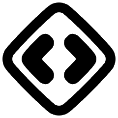 Line Arrow Expand Horizontal Diamond Icon from Plump Remix Set