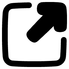 Line Arrow Expand Window 1 Icon from Plump Remix Set