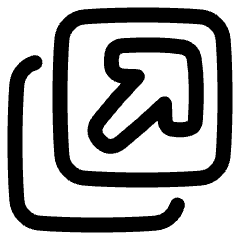 Line Arrow Expand Window 2 Icon from Plump Line Set