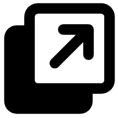 Line Arrow Expand Window 2 Icon from Core Remix Set