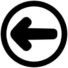 Line Arrow Left Circle 1 Icon from Plump Remix Set