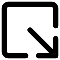 Line Arrow Minimize Window 2 Icon from Core Remix Set