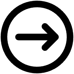 Line Arrow Right Circle 1 Icon from Core Remix Set