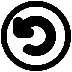 Line Arrow Rotate Left Circle Icon from Plump Remix Set