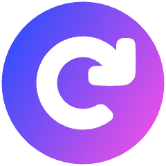 Line Arrow Rotate Right Circle Icon from Plump Gradient Set