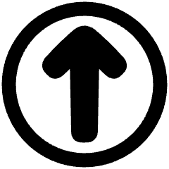 Line Arrow Up Circle 1 Icon from Plump Remix Set