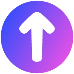 Line Arrow Up Circle 1 Icon from Plump Gradient Set