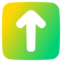 Line Arrow Up Square Icon from Plump Gradient Set