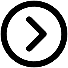Tailless Line Arrow Right Circle Icon from Core Remix Set