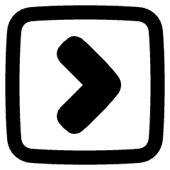 Tailless Line Arrow Right Square Icon from Plump Remix Set