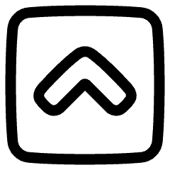 Tailless Line Arrow Up Square Icon from Plump Line Set