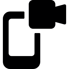 Phone Action Camera 1 Icon from Ultimate Bold Set