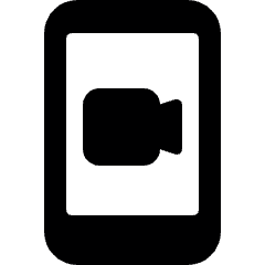 Phone Action Camera Icon from Ultimate Bold Set