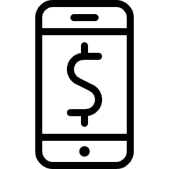 Phone Action Cash Icon from Ultimate Light Set