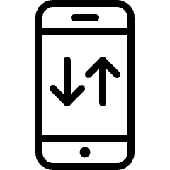 Phone Action Data Transfer Icon from Ultimate Light Set