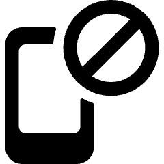 Phone Action Disable 1 Icon from Ultimate Bold Set