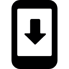 Phone Action Download Icon from Ultimate Bold Set